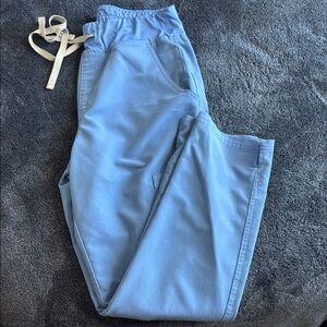 Figs Technical Collection Straight Skinny Pants in Sky Blue